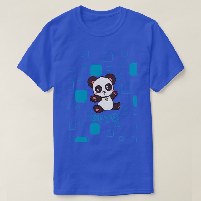 Camiseta lindo panda desighn (Diseño del anverso)