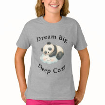 Lindo Panda Dormido en Nube Acuarela