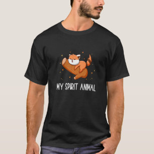 Camiseta Lindo Panda Rojo Panda Rojo Mi Animal Espíritu 3
