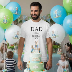 Camiseta Lindo papá conejo del niño de cumpleaños de la fie