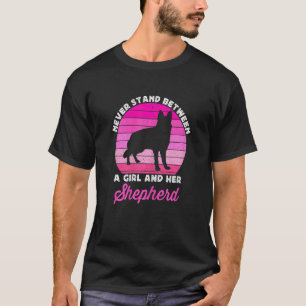 Camiseta Lindo pastor alemán para niñas niños perro GSP ros