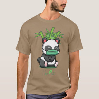 Camiseta lindo pequeño panda me encanta panda clasique t