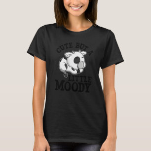 Camiseta Lindo Pero Un Poco Malhumorado  Calmador De Vacas 