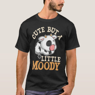 Camiseta Lindo Pero Un Poco Malhumorado Domador De Vacas A