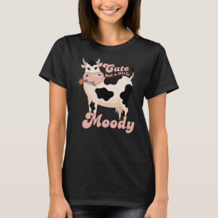 Camiseta Lindo Pero Un Poco Malhumorado  Domador De Vacas A
