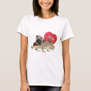 Camiseta Lindo perrito del barro amasado el diseño de una