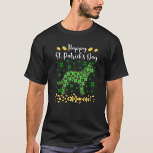 Camiseta Lindo perro de ganado australiano trébol irlandés