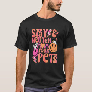 Camiseta Lindo perro gato esterilizar castrar gato callejer