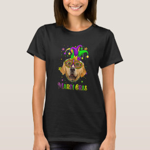 Camiseta Lindo perro Retriever Dorado de Carnaval de Mardi 