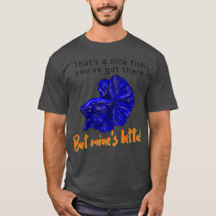 Camiseta Lindo pez betta pun dad chiste humor pescado
