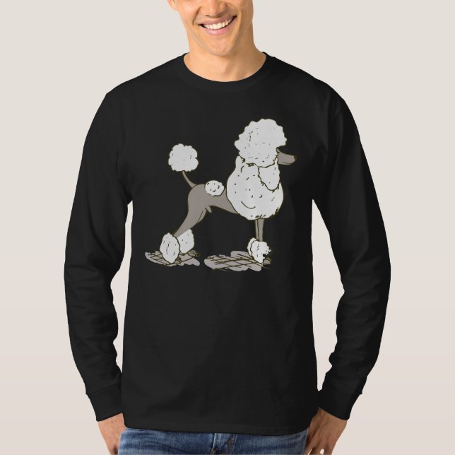 Camiseta lindo Poodle (Anverso)
