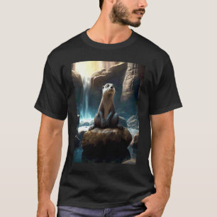 Camiseta Lindo Profesor de Yoga de Nutria Haciendo Yoga Med