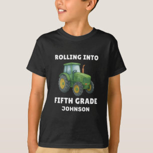 Camiseta Lindo quinto grado Tractor Regreso a la escuela