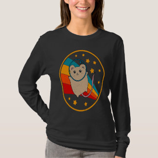 Camiseta Lindo ratón de compañía retro Argente elegante vin