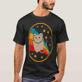 Camiseta Lindo ratón de compañía retro Argente elegante vin