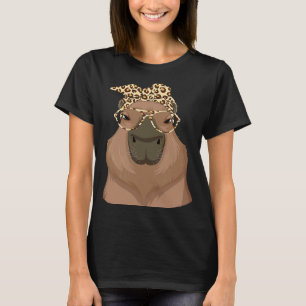 Camiseta Lindo roedor carpincho ingenioso animal salvaje de