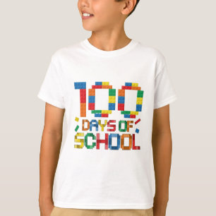 Camiseta Lindo rompecabezas de 100 días haciendo una difere