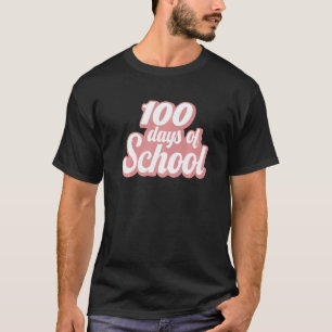 Camiseta Lindo Rosa 100 Días De Escuela Maestros Escuela Es