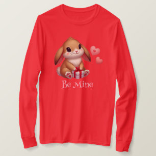 Camiseta Lindo, sé mío conejito de San Valentín