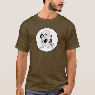 Camiseta Lindo sombrero en ese Panda