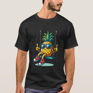 Camiseta lindo Swing Pineapple divertido Swinger