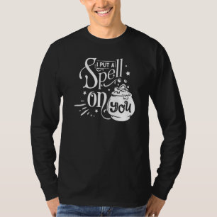 Camiseta Lindo Te He Echado Un Hechizo Mujer Bruja Hallowee
