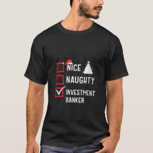 Camiseta Lindo Travieso Banquero de Inversión Navideño C