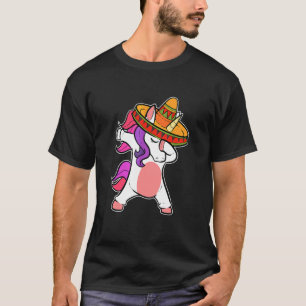 Camiseta Lindo Unicornio del Cinco De Mayo México Caballo B