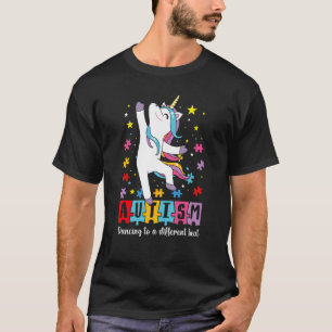 Camiseta Lindo Unicornio Hace Dabbing Autismo Bailando Al C