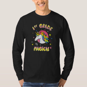 Camiseta Lindo unicornio mágico de primer grado