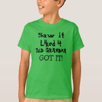 Camiseta Lindo Verde Mimado Por La Abuela