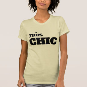Camiseta lindo y divertido diseño de cadera francés de tres