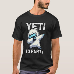 Camiseta Lindo Yeti Haciendo Dabbing Divertido Estoy Yeti P