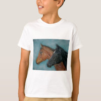 lindos caballos fríos de estaño foliar marrón