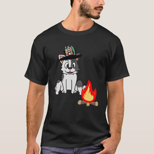 Camiseta lindos chicos de la hoguera de gato (Anverso)