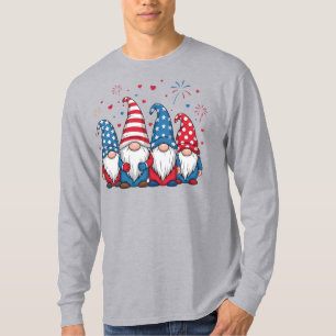 Camiseta Lindos Gnomo estadounidenses de EE. UU. Dibujos an