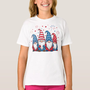 Camiseta Lindos Gnomo estadounidenses de EE. UU. Dibujos an