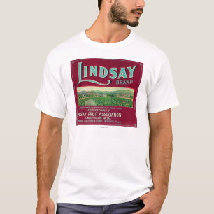 Camiseta Lindsay LabelLindsay anaranjado, CA