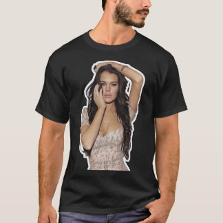 Camiseta Lindsay Lohan - Clásico de Celebrity (Arte de pint