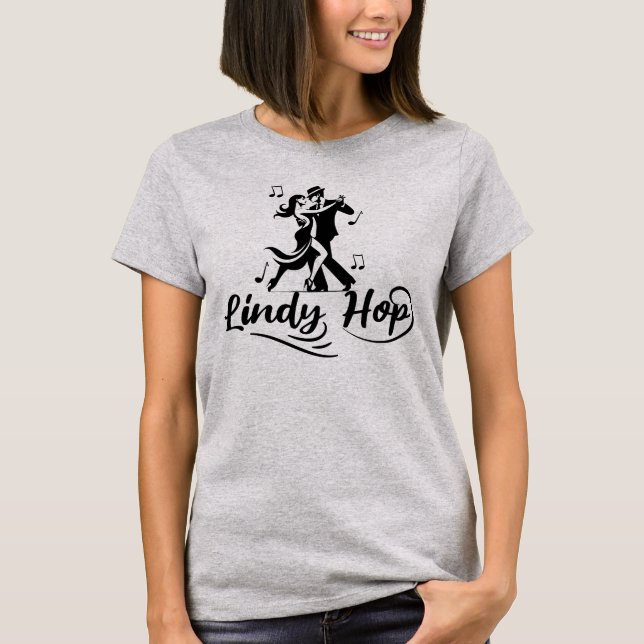 Camiseta Lindy Hop Swing Dance (Anverso)