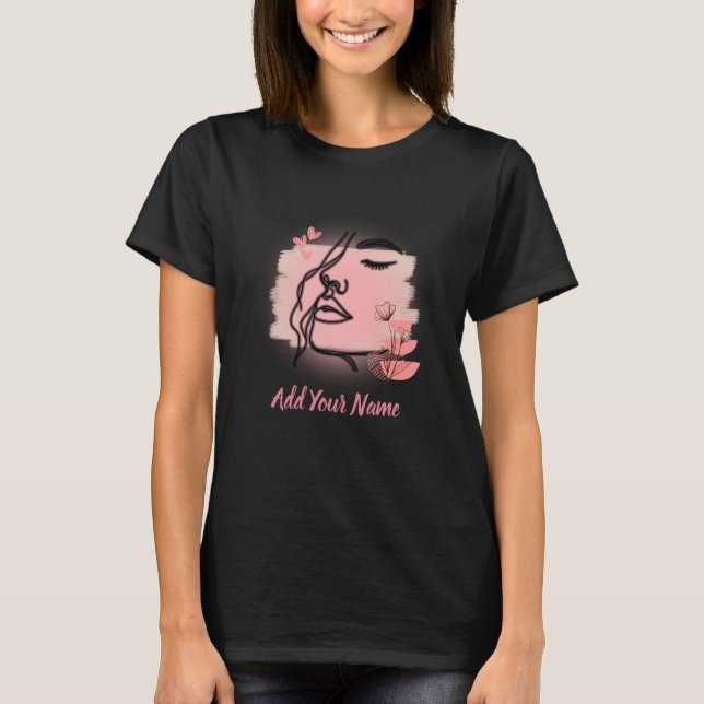 Camiseta Line art Face Tshirt (Anverso)