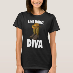 Camiseta Line Dance Diva Shoes Boots Clásicos Hombres