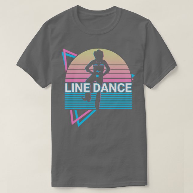 Camiseta Line Dance Retro (Diseño del anverso)