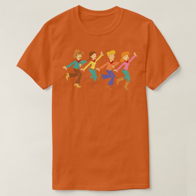 Camiseta Line Dance Team (Diseño del anverso)