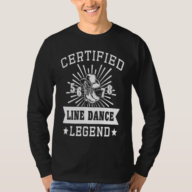 Camiseta Line Dancer Western Country Legend Line Dance (Anverso)