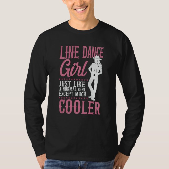 Camiseta Line Dancing Dance Teacher Girl Line Dance Girl Ju (Anverso)