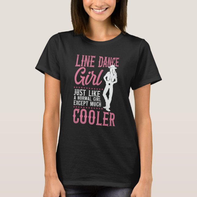 Camiseta Line Dancing Dance Teacher Girl Line Dance Girl Ju (Anverso)