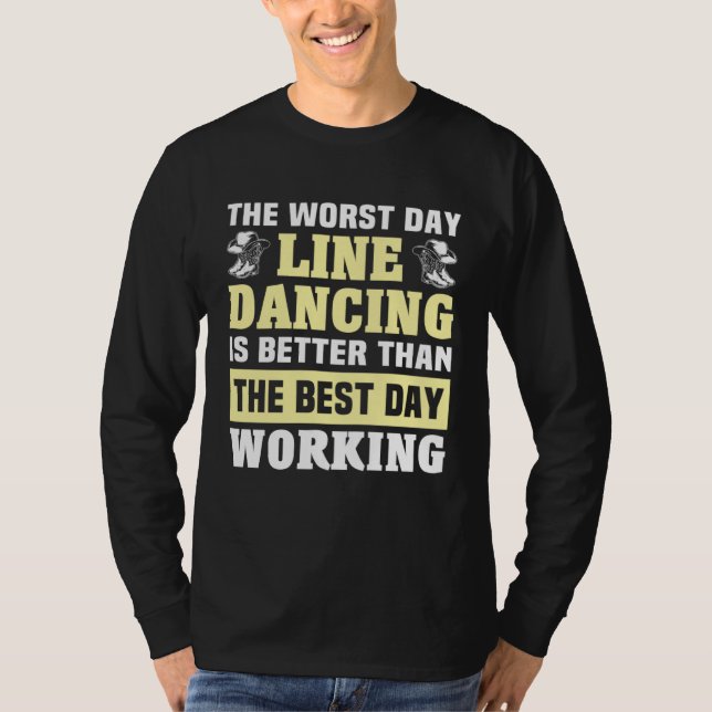 Camiseta Line Dancing Day Line Dancer Line Dance (Anverso)