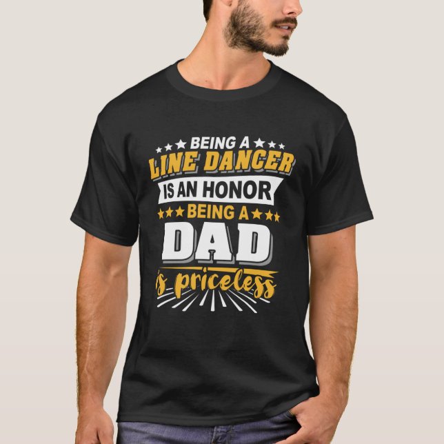 Camiseta Line Dancing Father Line Dancer Line Dance (Anverso)