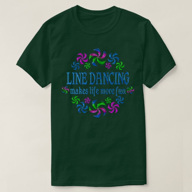 Camiseta Line Dancing Fun  (Diseño del anverso)